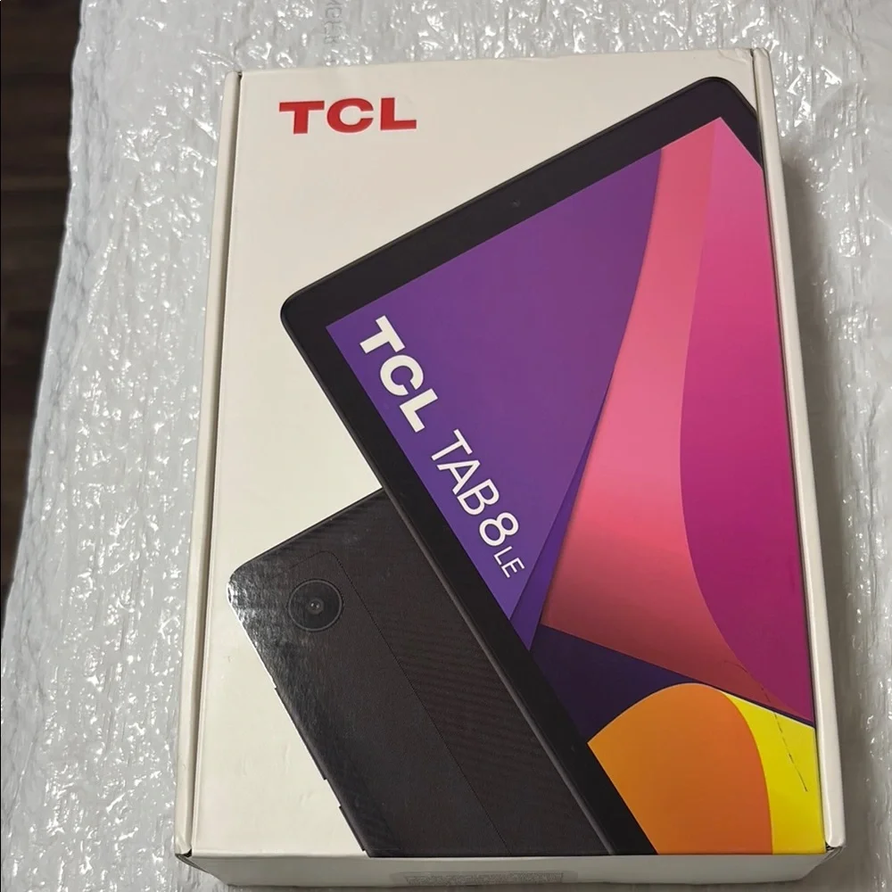 TCL Black Tablet Sleek Design Vibrant Display